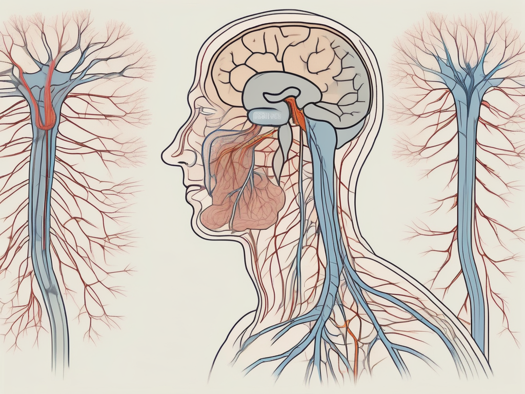 The human nervous system focusing on the greater auricular nerve