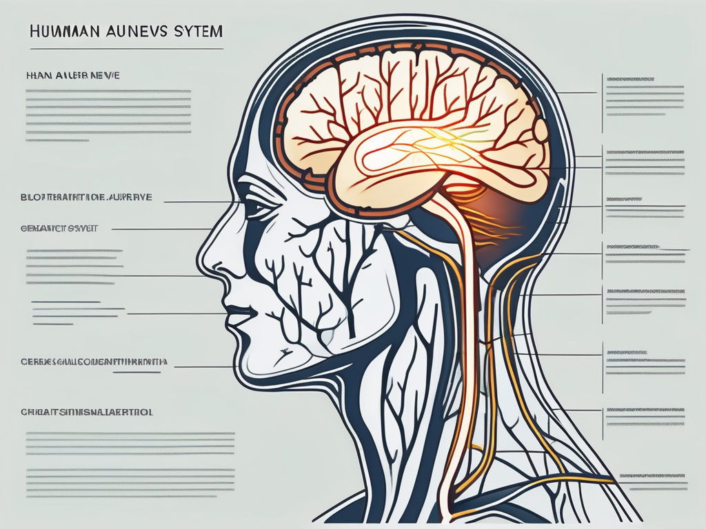 The human nervous system focusing on the great auricular nerve