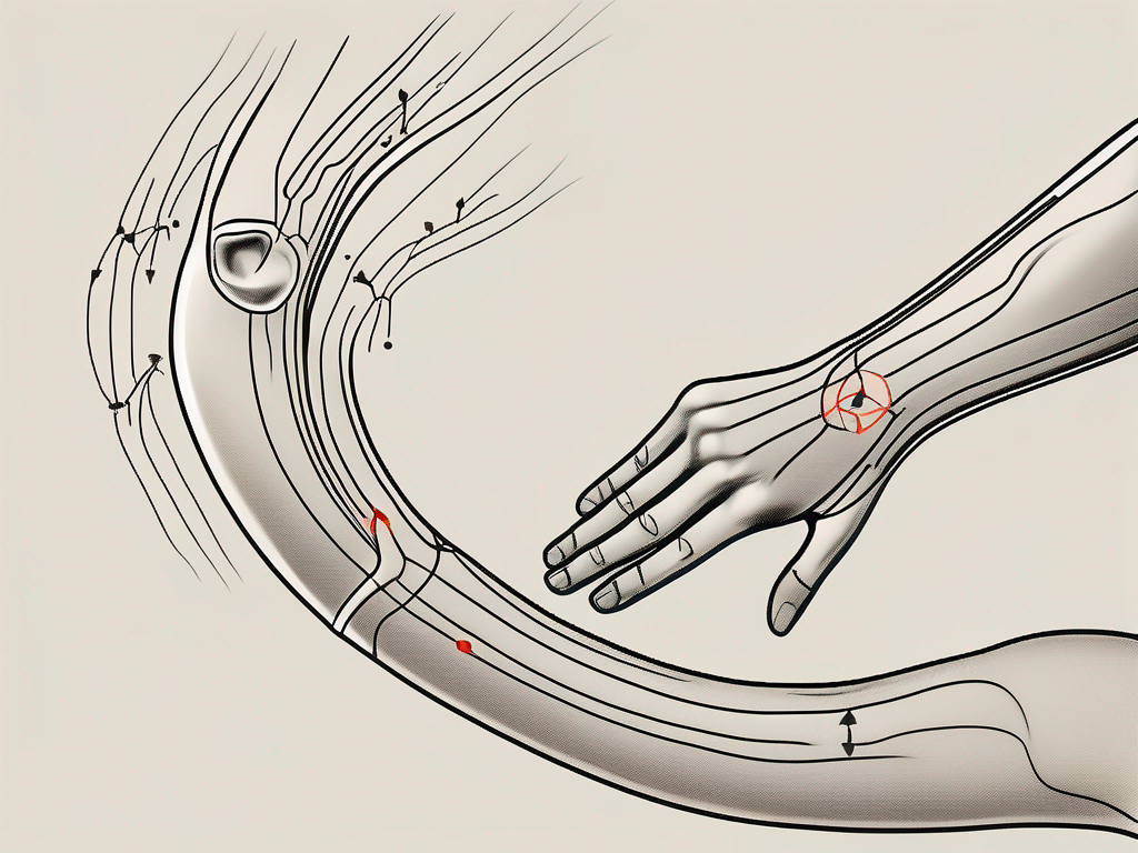 A human neck and shoulder area