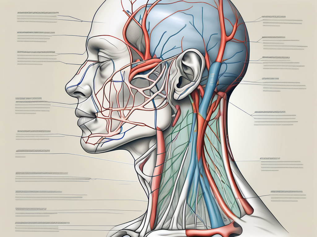 The anatomical structure of the neck