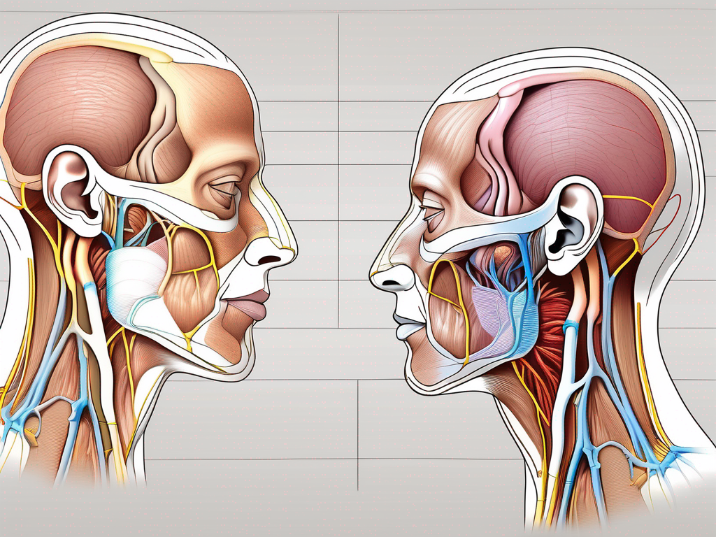 The human head and neck anatomy