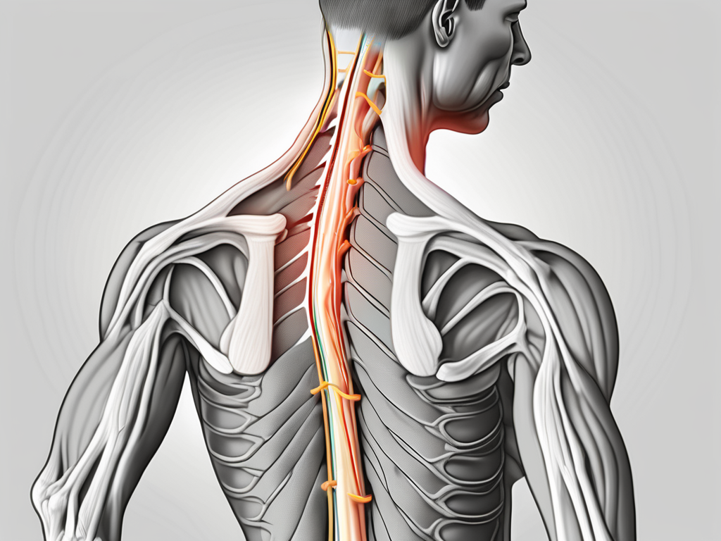 The human neck and shoulder anatomy