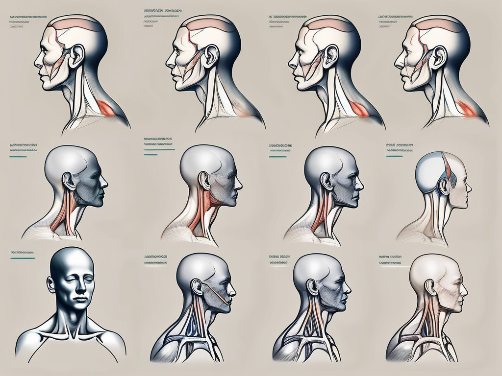 The human anatomy focusing on the neck and upper chest area