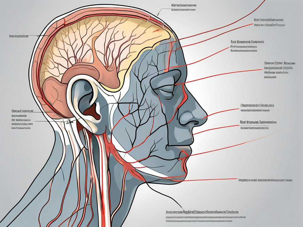 The greater lesser auricular nerve in relation to the human ear