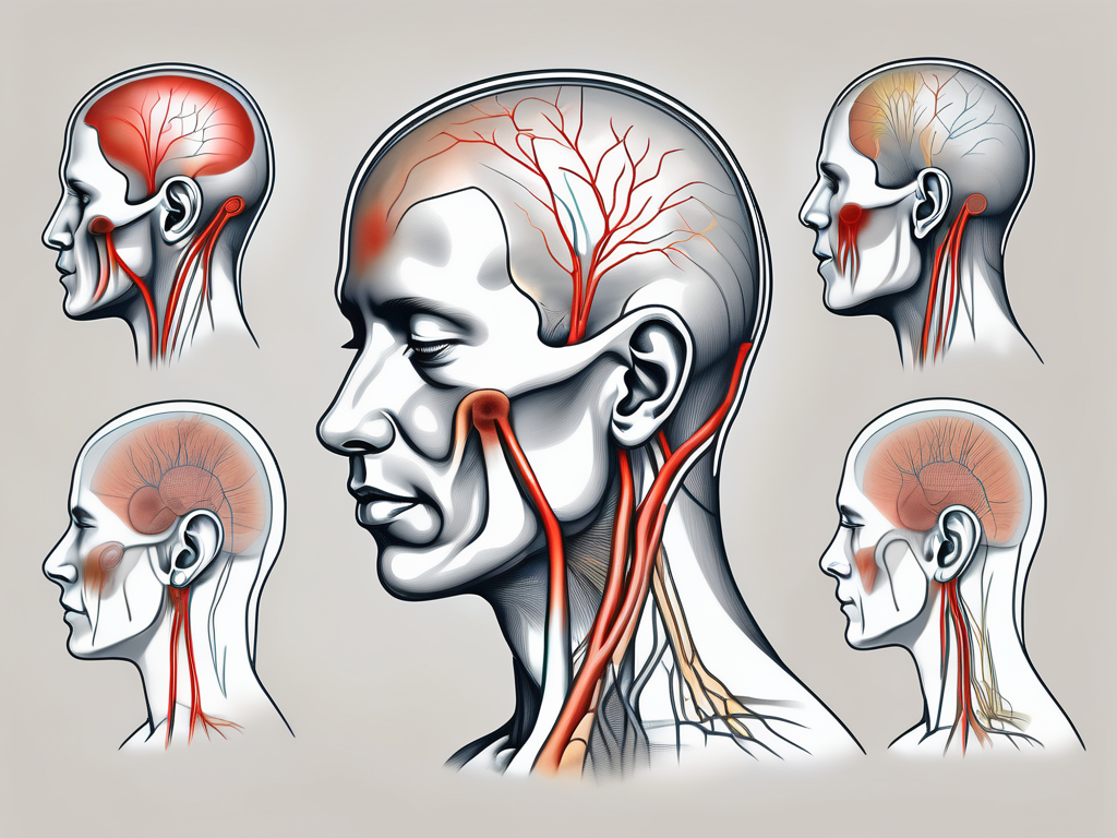 The auricular and occipital nerves in relation to the head and neck