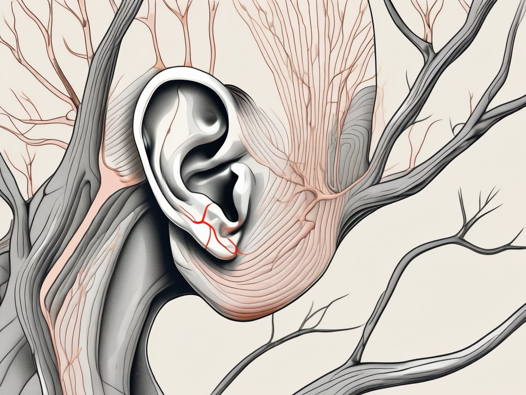 The human ear and surrounding area